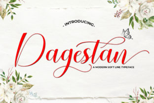 Dagestan Script Font: A Modern Typeface for Editorial Design