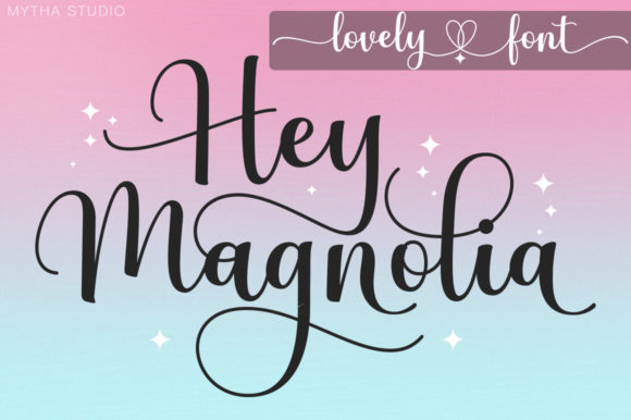 Hey Magnolia Font Review for Web Design