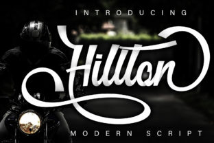 Hillton Modern Script Font for Business Branding