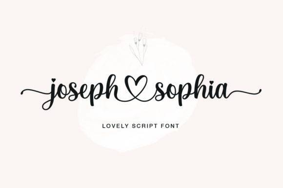 Joseph Sophia Font: Elegant Script for Web Design