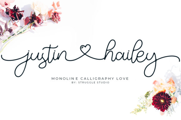 Justin Hailey Monoline Font for Editorial Design