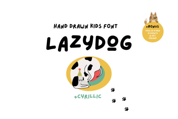 Lazydog Font: A Handwritten Typeface for Makers