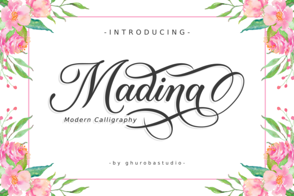 Madina Font: Elevating Handmade Labels and Invitations