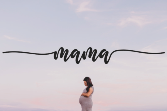 Mama Font: Elegant Handwritten Style for Business Branding