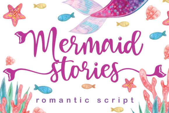Mermaid Stories Font Review: A Handwritten Typeface for Organic Branding
