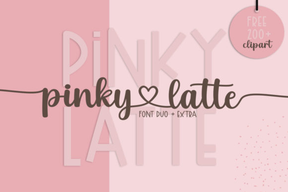 Pinky Latte Font: Elegant Typography for Editorial Design
