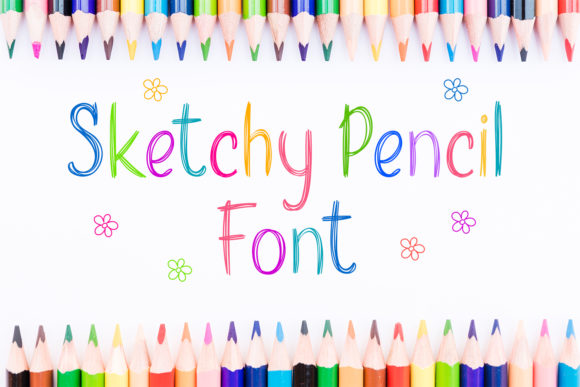 Sketchy Pencil Font: Authentic Handwritten Style for Crafters