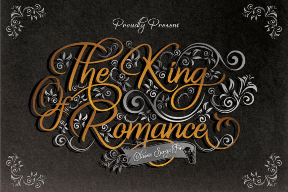 The King of Romance Font for Digital Campaigns