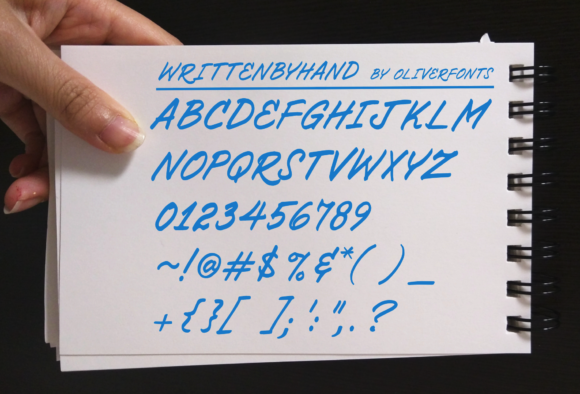 Written by Hand Font: A Casual Script for Business Branding