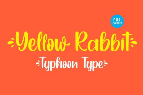 Yellow Rabbit Font: Friendly Handwritten Type for Editorial Design